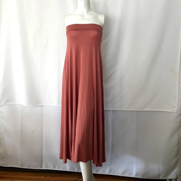 LIBIAN Plus size Fold Over Waist Long Maxi Skirt - Picture 7 of 8